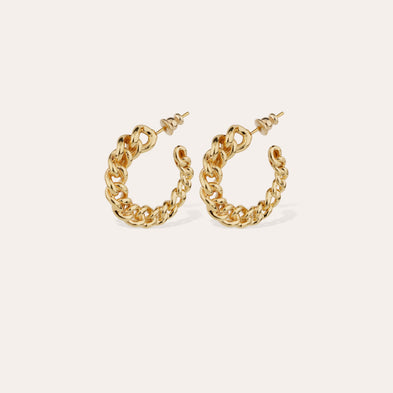 Boucles d'oreilles créoles Bronxy dorées
