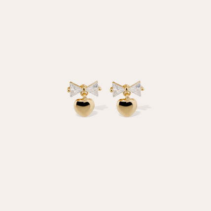 Cintillo crystal gold earrings