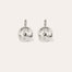 Boucles d'oreilles Comète grand modèle argentées