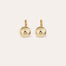 Boucles d'oreilles Comète petit modèle dorées