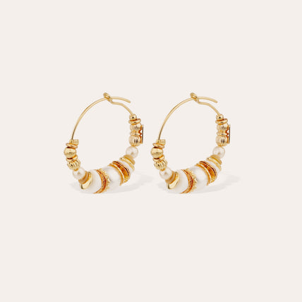 Boucles d'oreilles Aloha mini dorées