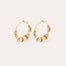 Boucles d'oreilles Aloha mini dorées