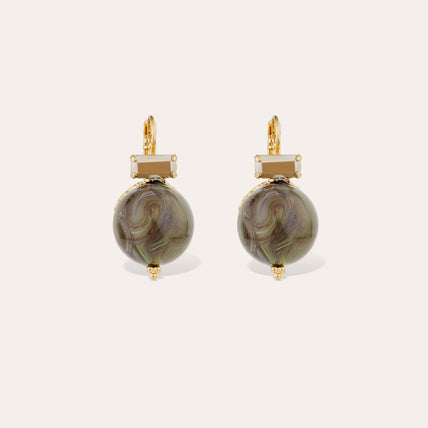Boucles d'oreilles Décalcia dorées