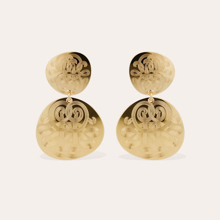 Diva Nuage gold earrings