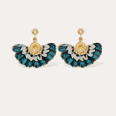 Boucles d'oreilles Gaia dorées