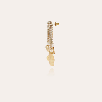 Boucles d'oreilles Kate strass dorées