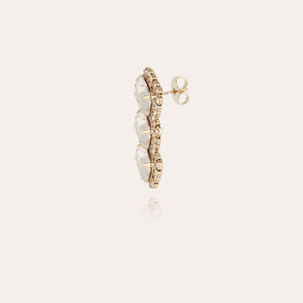 Boucles d'oreilles Léonore 3 dorées