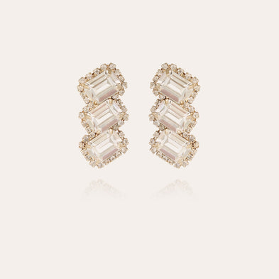Boucles d'oreilles Léonore 3 dorées