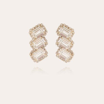 Boucles d'oreilles Léonore 3 dorées