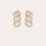 Boucles d'oreilles Léonore 3 dorées