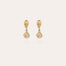 Boucles d'oreilles Lucce dorées