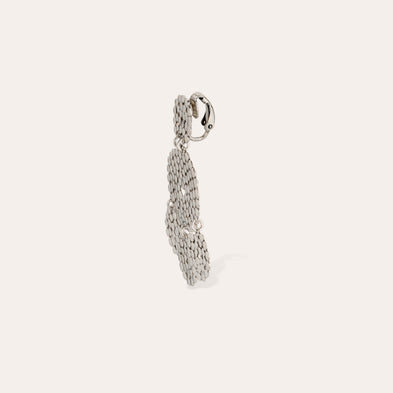 Boucles d'oreilles Lucky Sequin petit modèle argentées