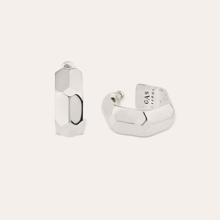 Mila hoop earrings in silver