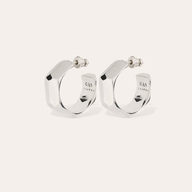 Mila hoop earrings in silver