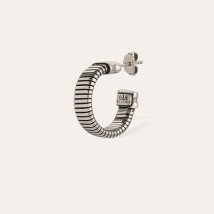 Milo mini hoop earrings silver