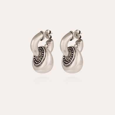 Boucles d'oreilles Minori argentées