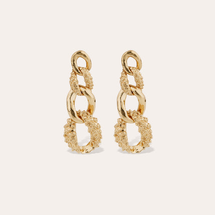 Boucles d'oreilles Almara dorées