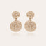Onde Lucky small strass gold earrings