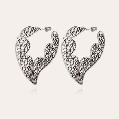 Boucles d'oreilles Paule argentées