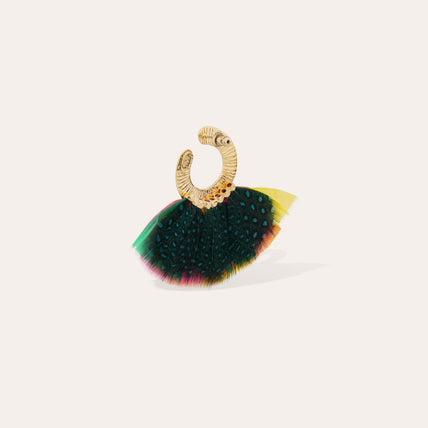Positano gold earrings