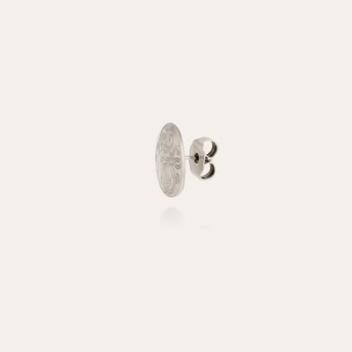 Boucles d'oreilles puces Diva petit modèle argentées