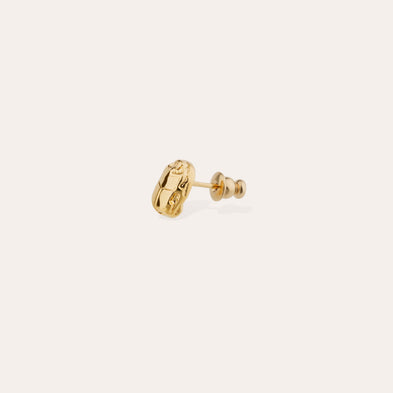 Scaramouche gold stud earrings