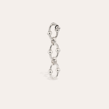 Boucle d'oreilles Rivage mini argentées 