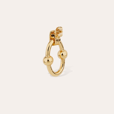 Boucles d'oreilles Rivage très grand modèle dorées