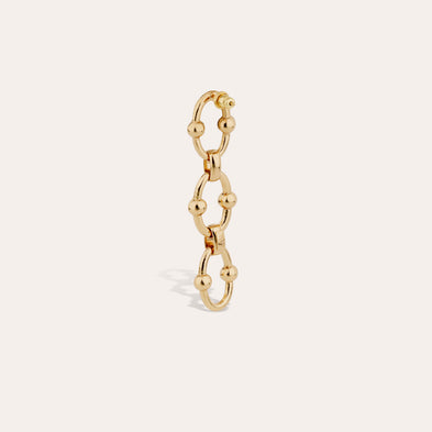 Boucles d'oreilles Rivage mini dorées 