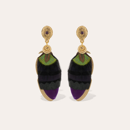 Boucles d'oreilles Sao dorées