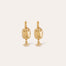Boucles d'oreilles Scaramouche dorées