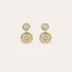 Boucles d'oreilles Sequin dorées