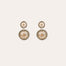 Boucles d'oreilles Sequin argentées