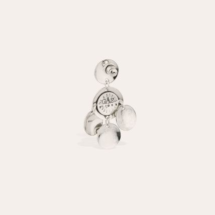 Boucles d'oreilles Sequin Diva argentées