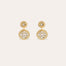 Boucles d'oreilles Sequin dorées