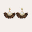 Gold Serti Gaia earrings
