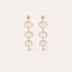 Boucles d'oreilles Silène dorées - Cristal