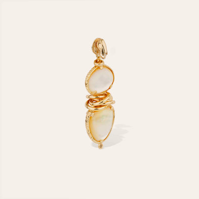 Boucles d'oreilles Sirena - Nacre blanche