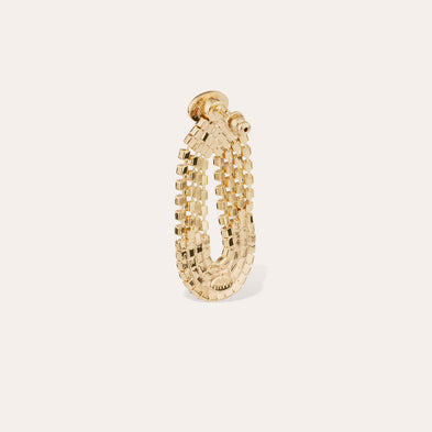 Trevise rhinestone gold earrings