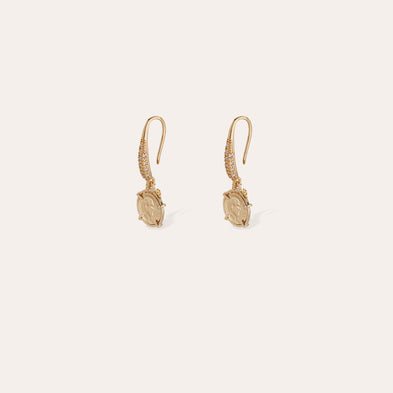 Boucles d'oreilles Yao Romana dorées