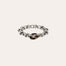 Bracelet Adrian acétate argenté - Écaille