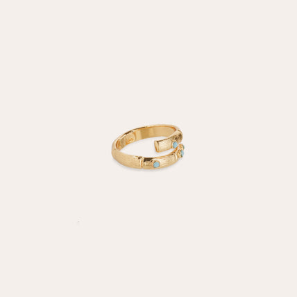 Bague Bambini Liane strass dorée