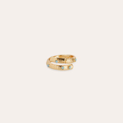 Bague Bambini Liane strass dorée