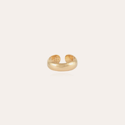 Anillo de aro dorado