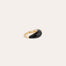 Bague Selva grand modèle acétate - Noir