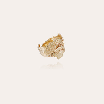 Bague Santa Fé grand modèle dorée 
