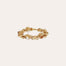Bracelet Amarante multi doré - Nacre blanche et bois