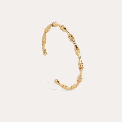 Bracelet Bambou jonc mini doré
