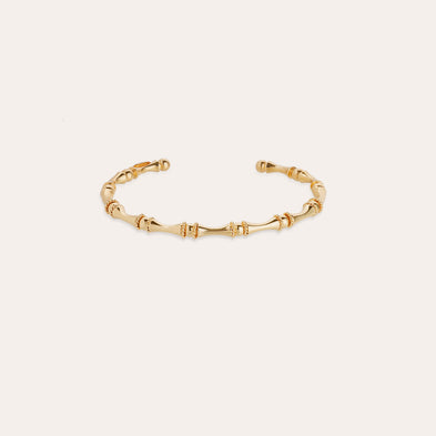 Bracelet Bambou jonc mini doré