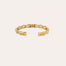 Bracelet Bambou jonc strass doré